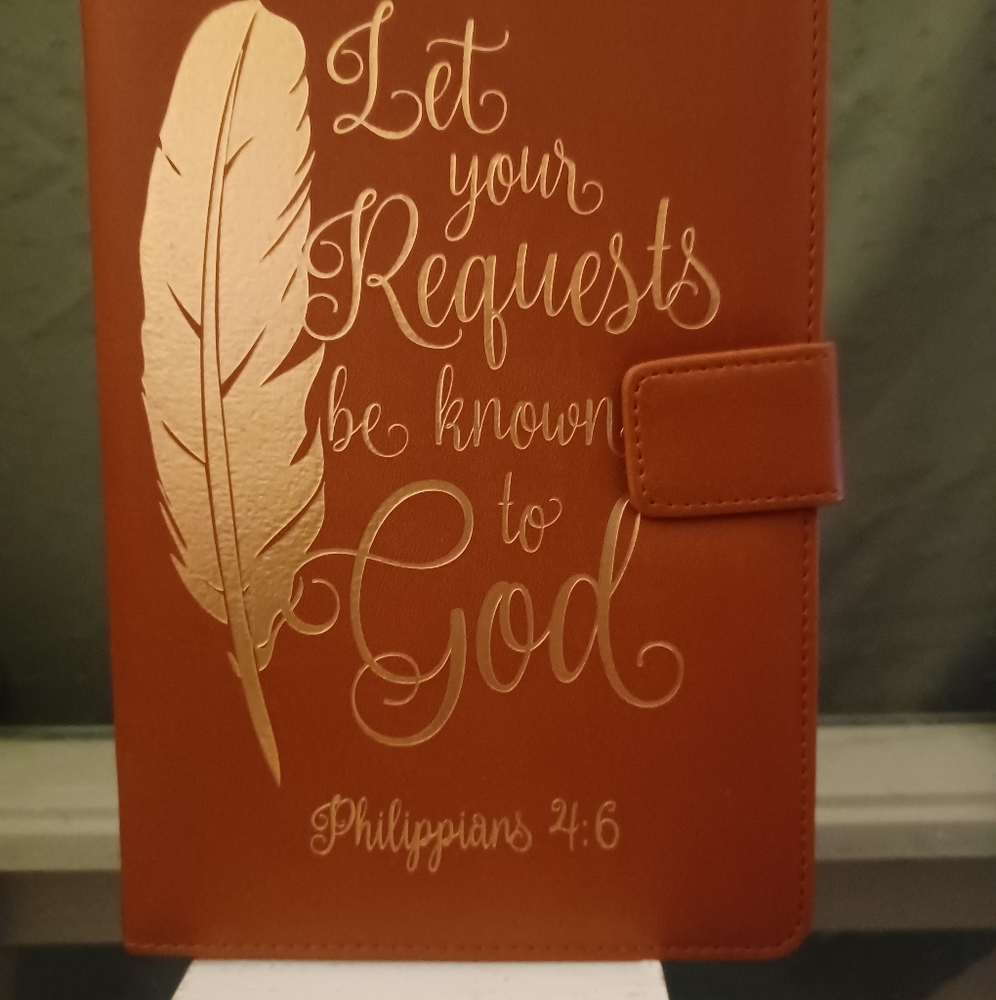 Tan leather journal